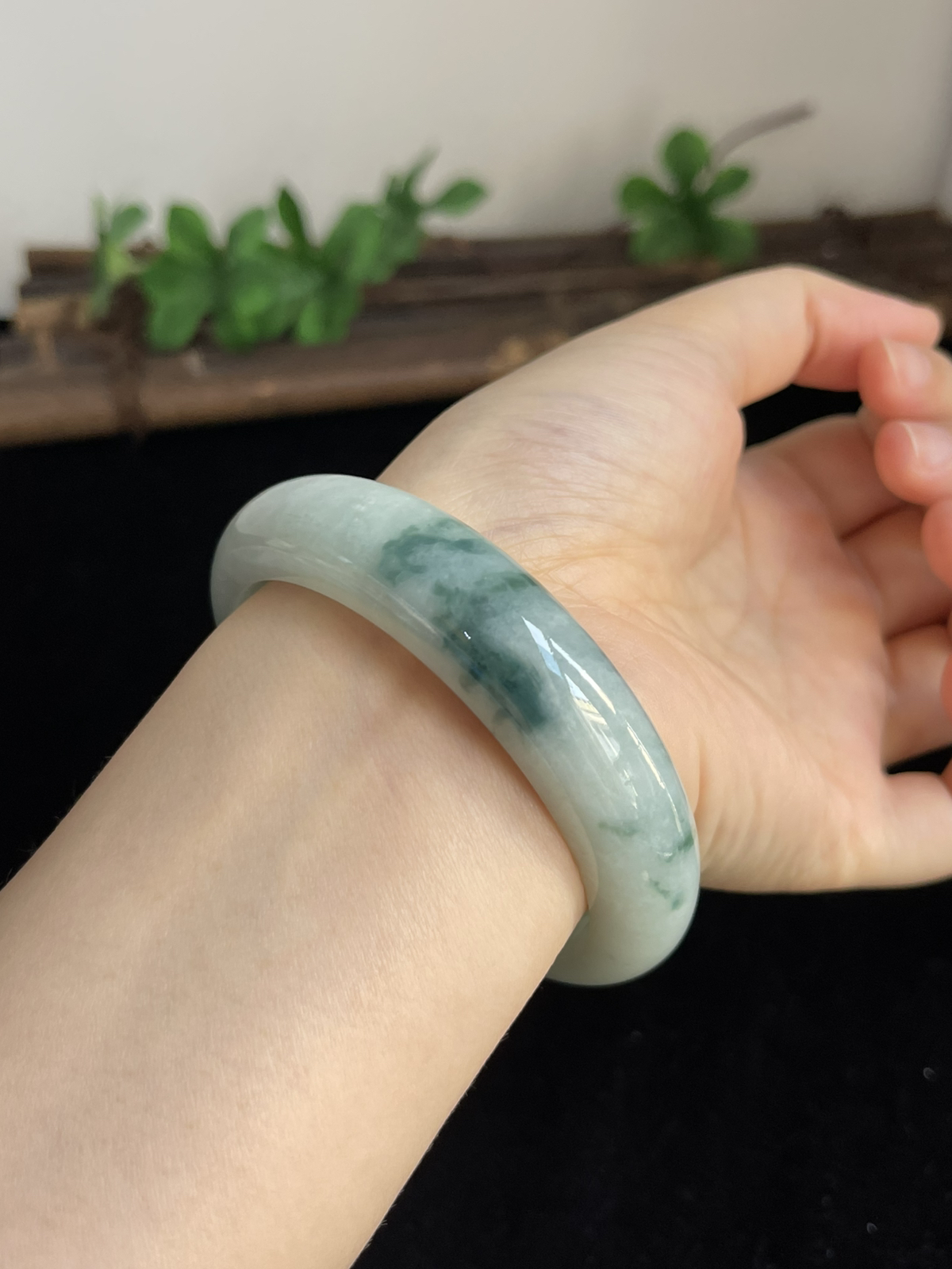 正圈59圈口，翡翠手镯