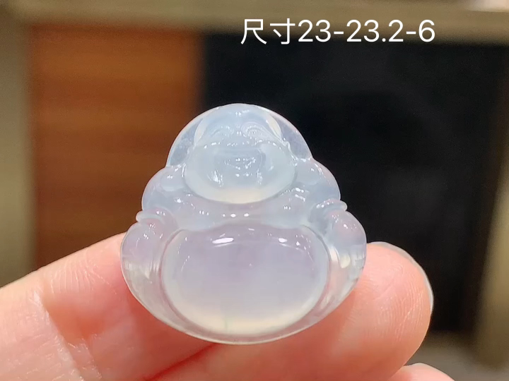 ️冰种佛公,无裂,尺寸，23-23.2-6