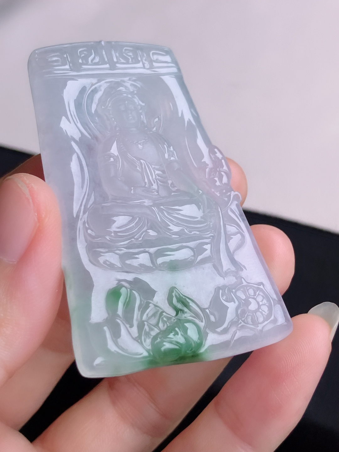 冰飘花观音，晶莹剔透，尺寸65.6/38/6/自然光实拍