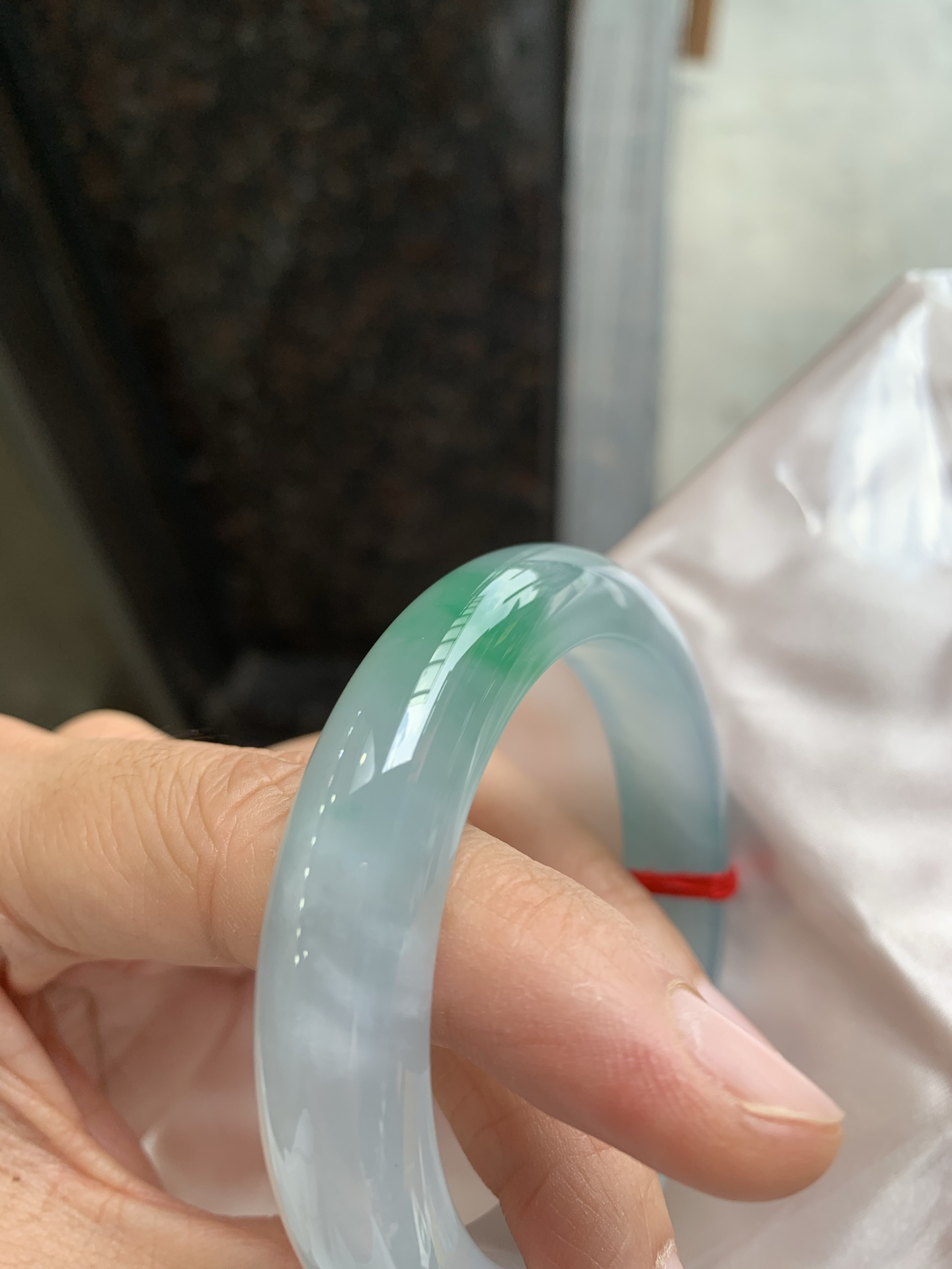 正圈冰飘绿 微棉 版型好