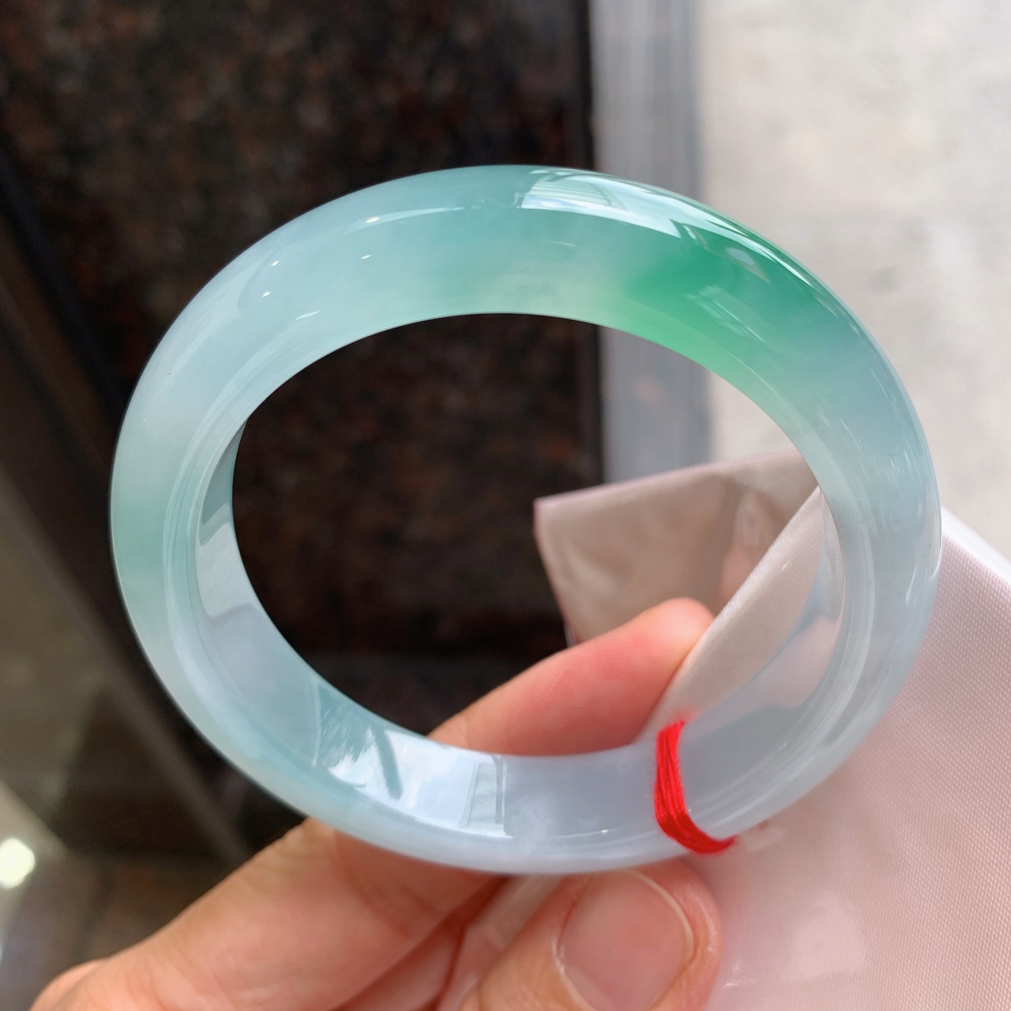 正圈冰飘绿 微棉 版型好