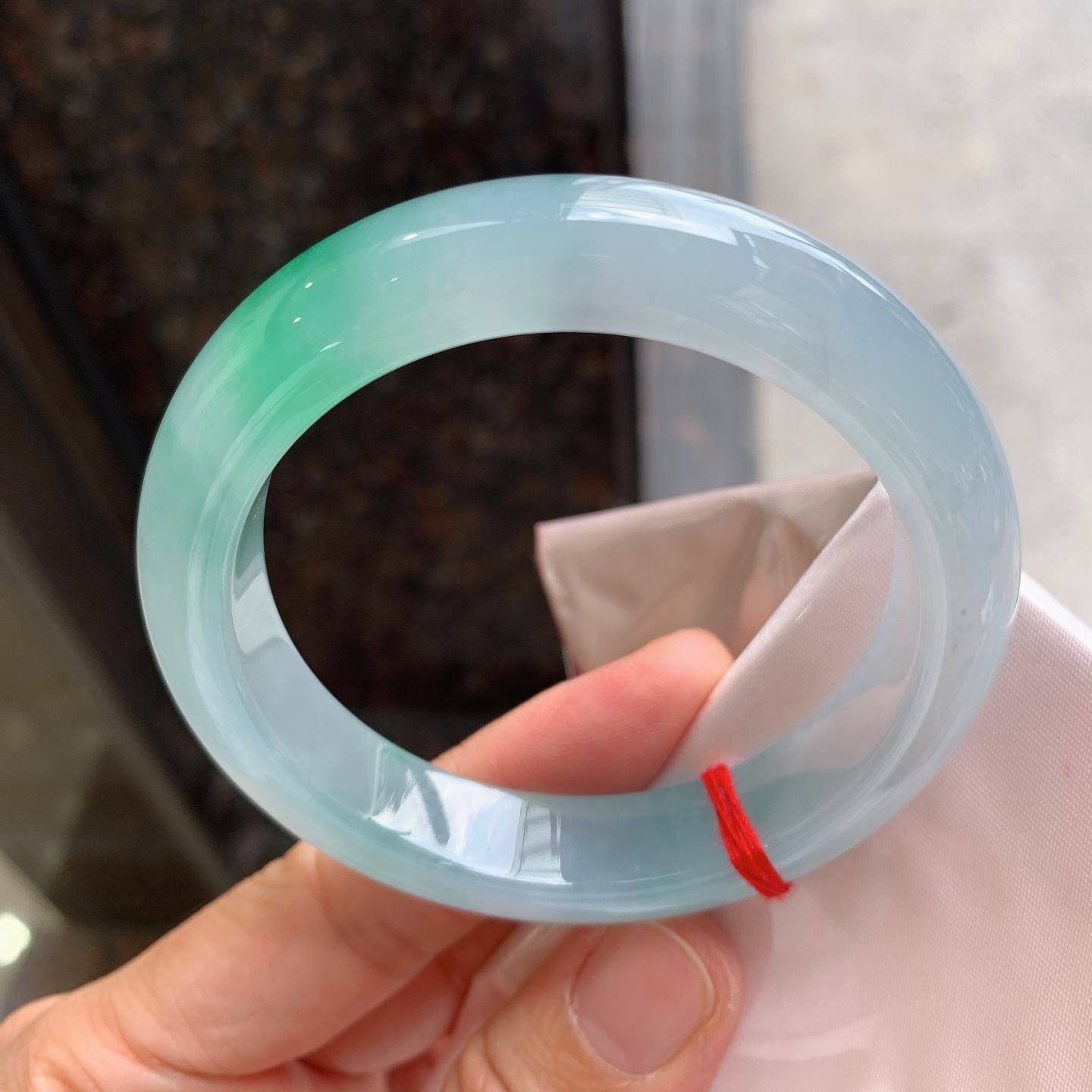 正圈冰飘绿 微棉 版型好