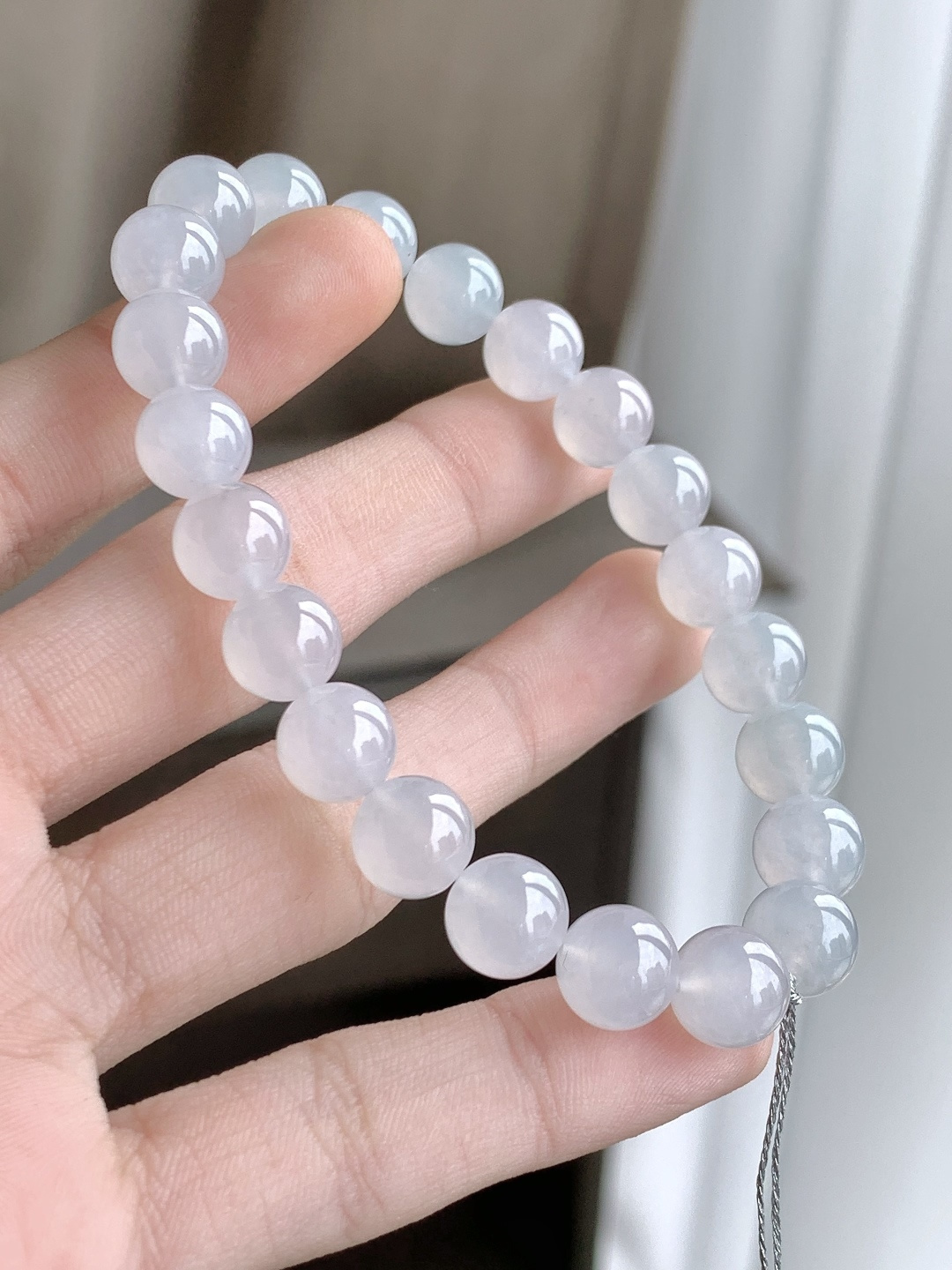 白冰手串圆珠子手串，性比高