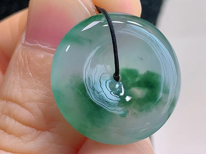 平安扣，无裂，尺寸21.0-6.3mm，包A附证书