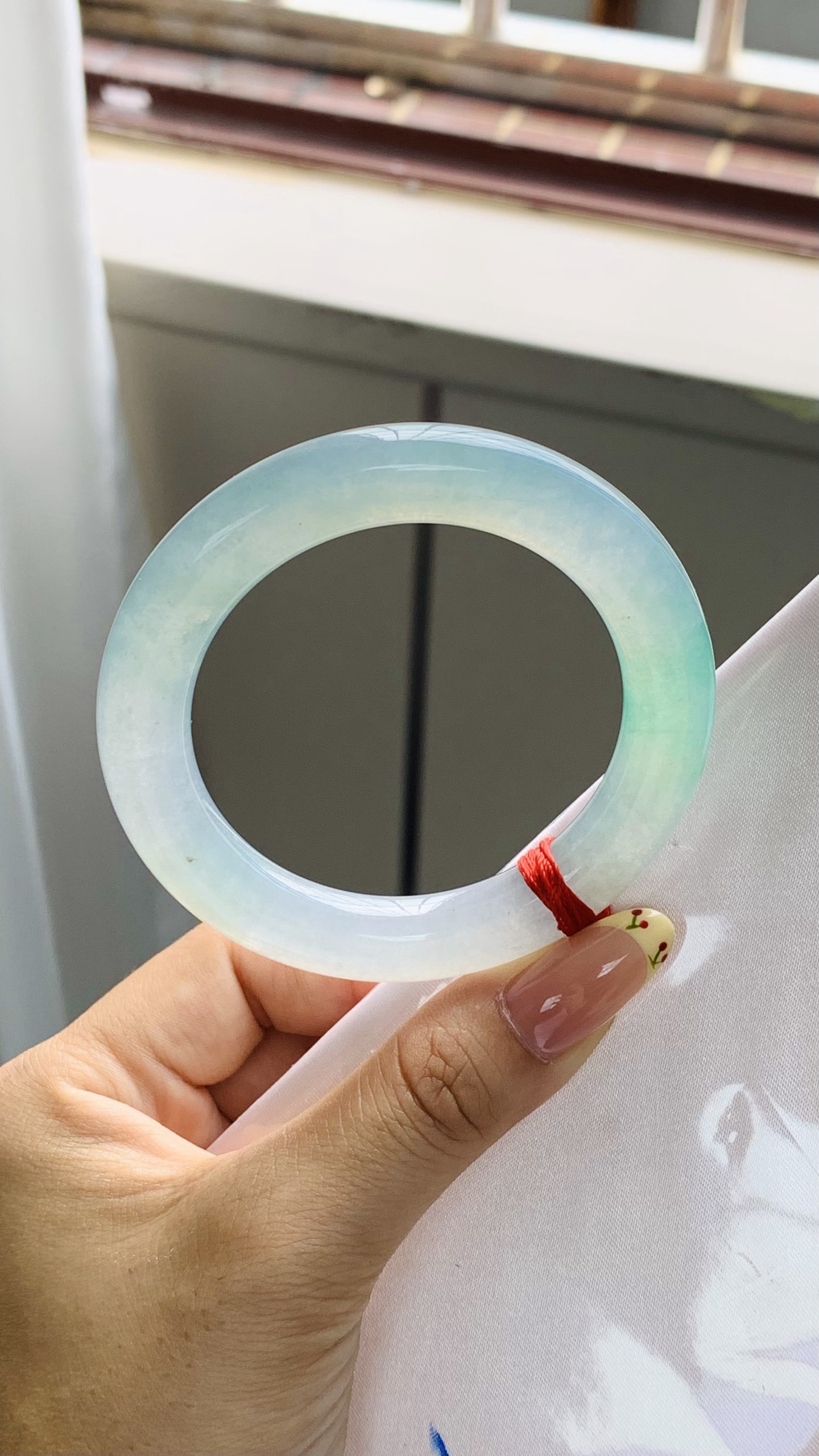 冰飘绿花圆条成品 HYC-211 尺寸：52.5-10-10.5