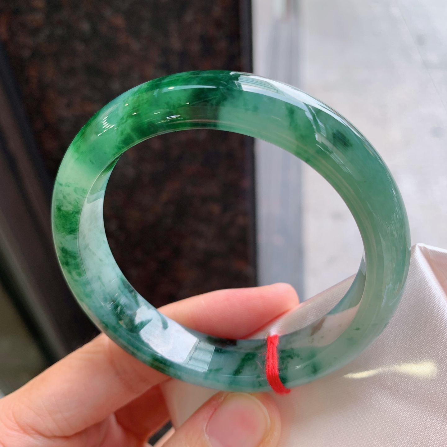正圈飘花，微细纹，细腻