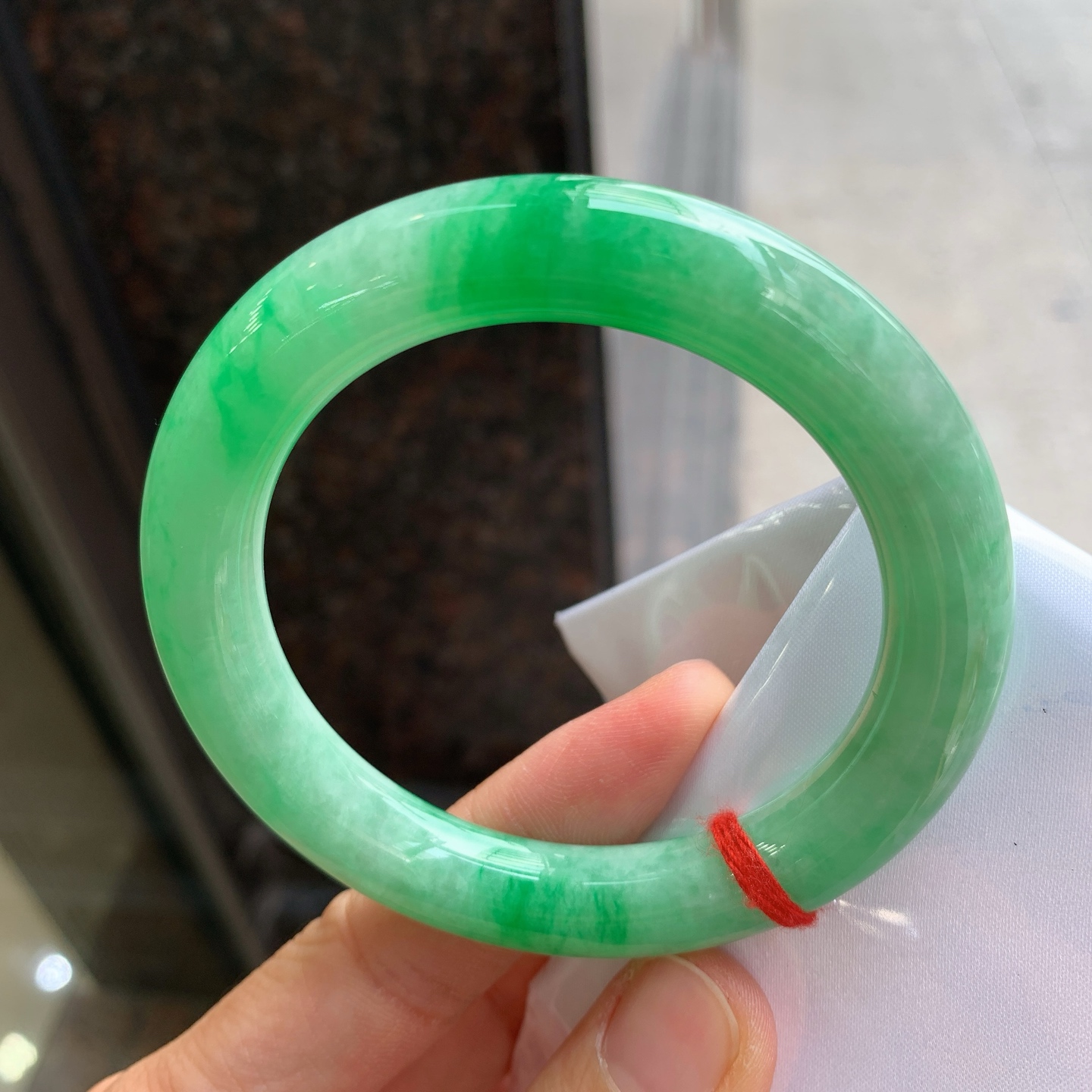 圆条飘绿 无裂 色辣