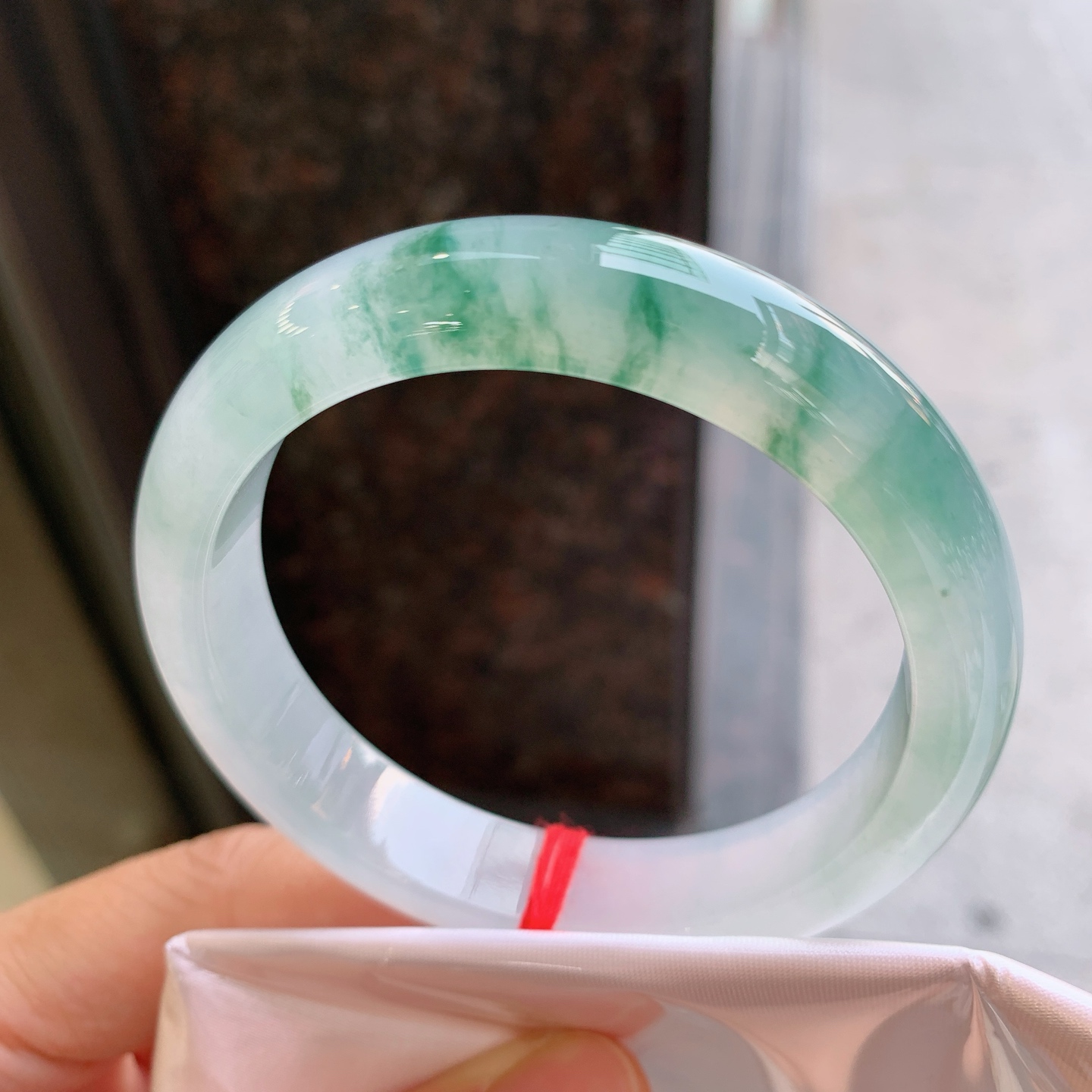 正圈冰飘花，无裂，花色漂亮