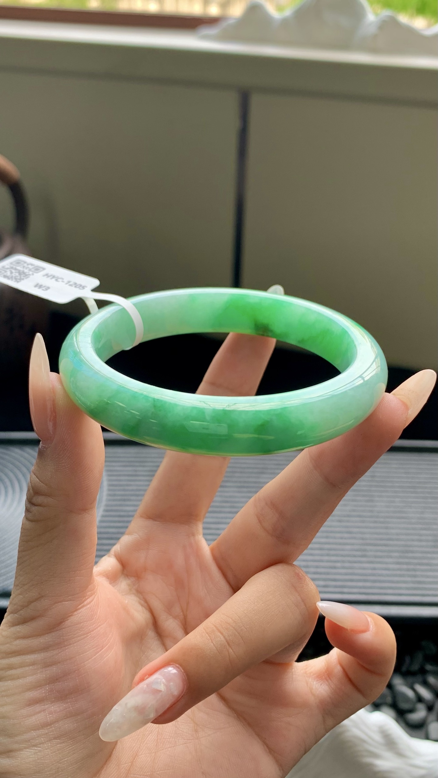 飘绿正圈成品 HYC-1205 尺寸：57-12-8.5