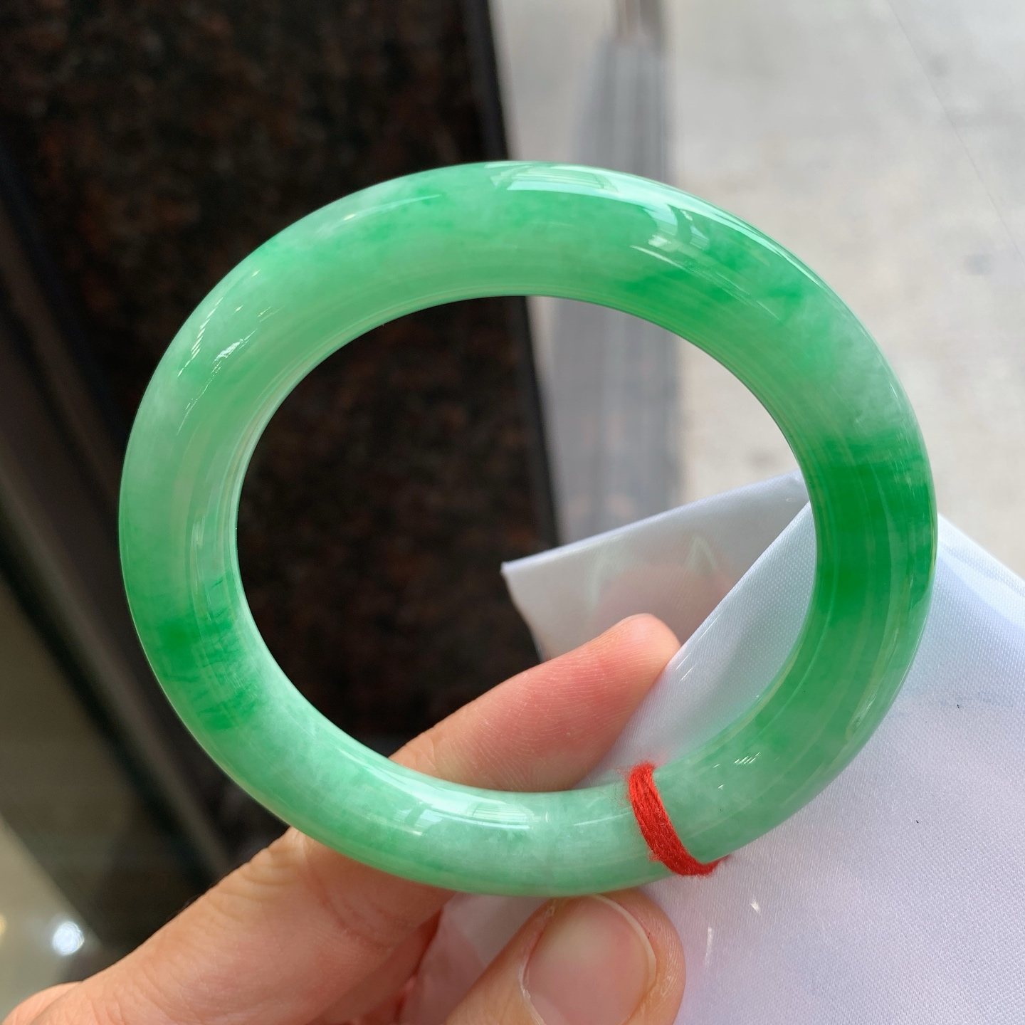圆条飘绿 无裂 色辣