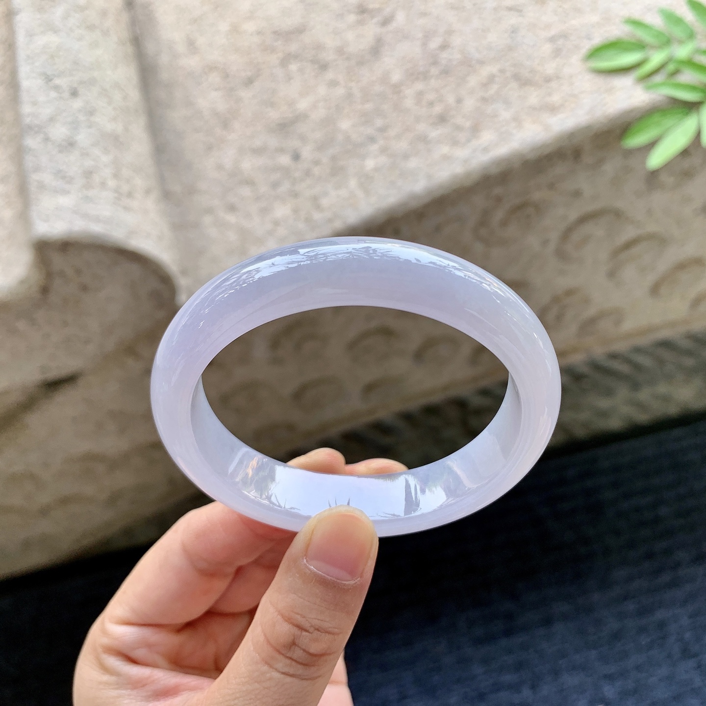 贵妃54 55，糯冰粉紫，水润，种老，细腻，打灯有棉线