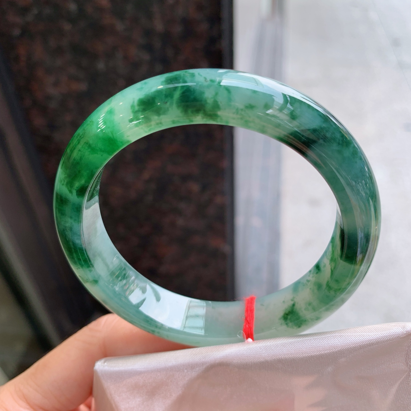 正圈飘花，微细纹，细腻
