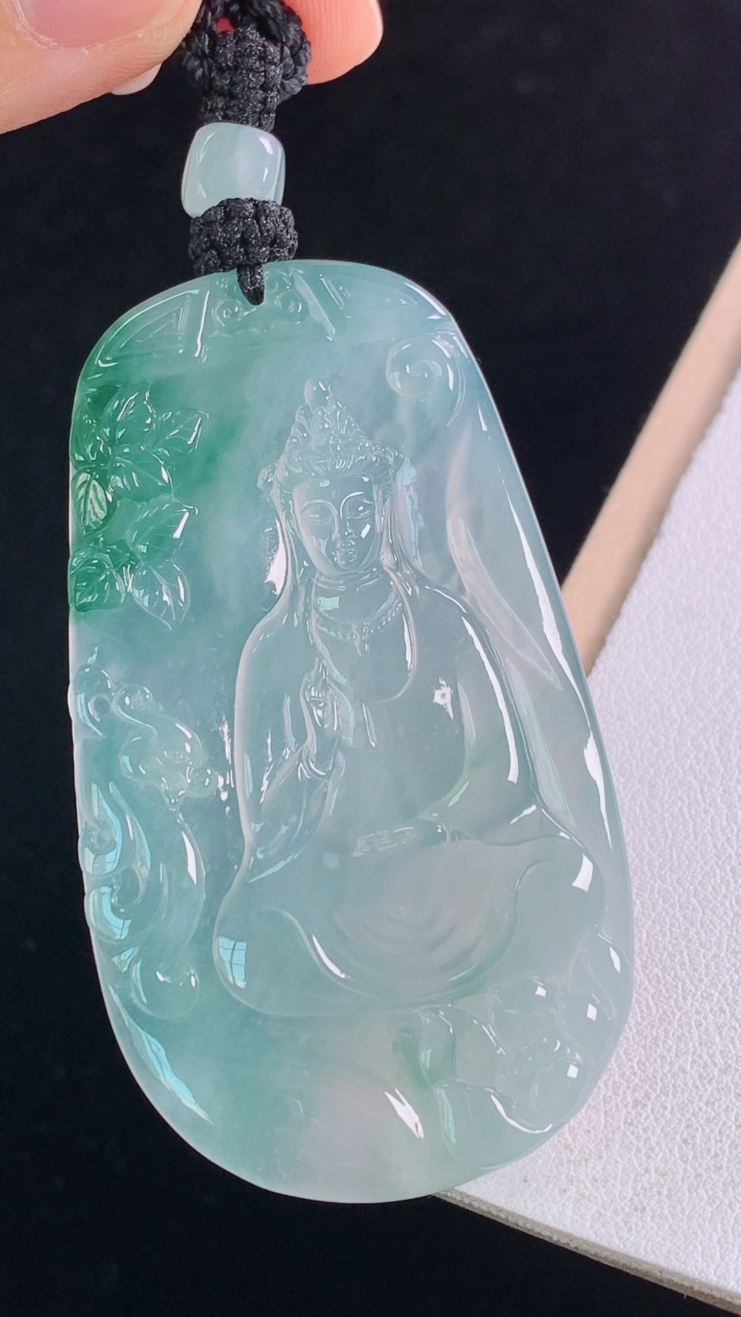 冰飘绿观音,无裂