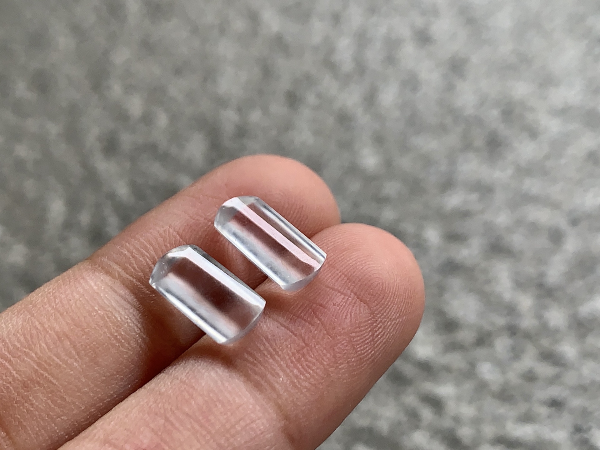 ️ 【冰种马鞍一对】 尺寸：10×5×2.4 /10×5×2.4