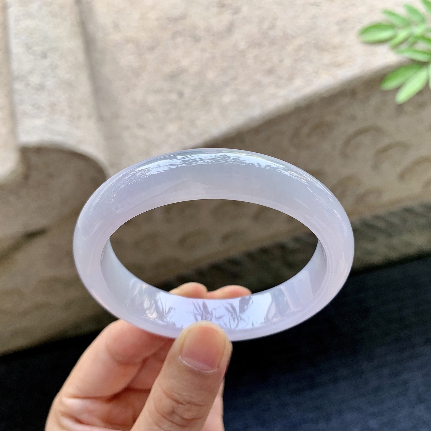 贵妃54 55，糯冰粉紫，水润，种老，细腻，打灯有棉线