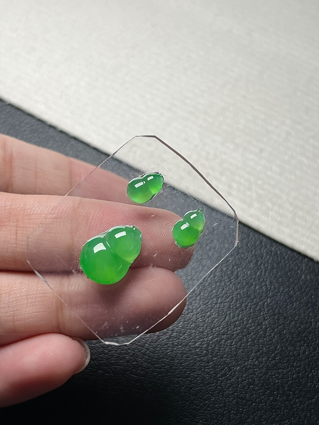 【葫芦一手】种老细腻，色阳浓郁起胶，尺寸：12.8*9.5*5.5，7.6*5.2*2.5，7.5*5.2*2.3,a2398