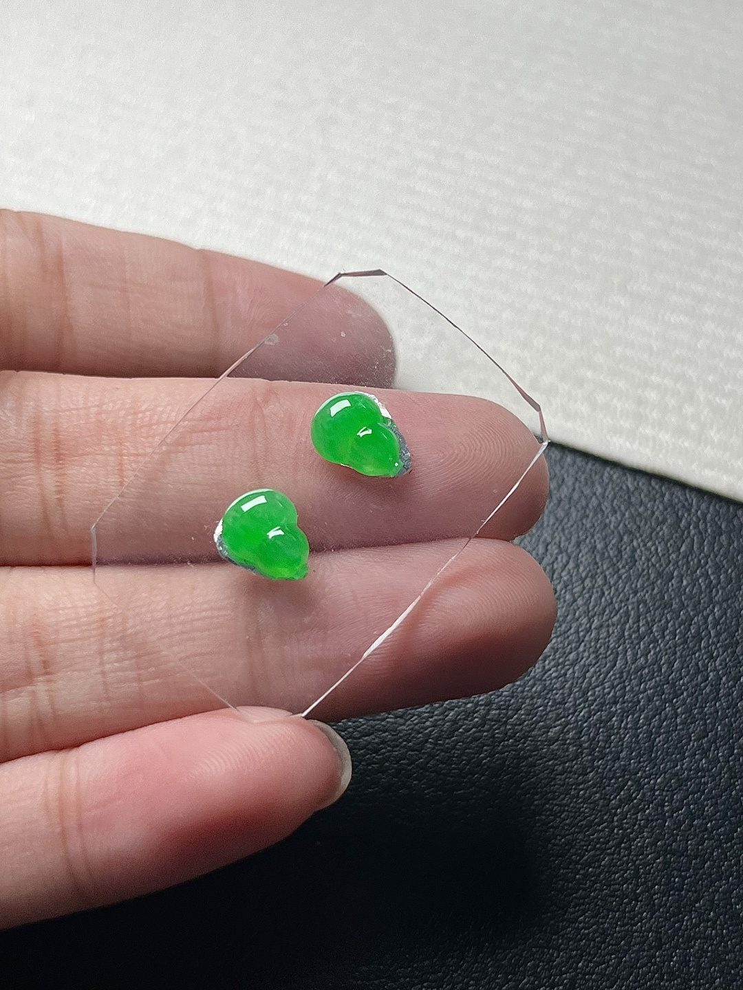 ️【葫芦一对】种老细腻，色阳浓郁起胶，尺寸：8*6*4，8*6*3.5,a2398