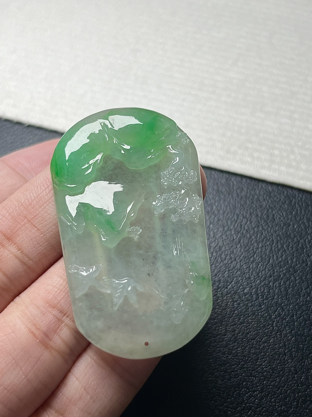【山水牌】飘花灵动，种老细腻形体佳尺寸：47.6*28.2*6,a1998