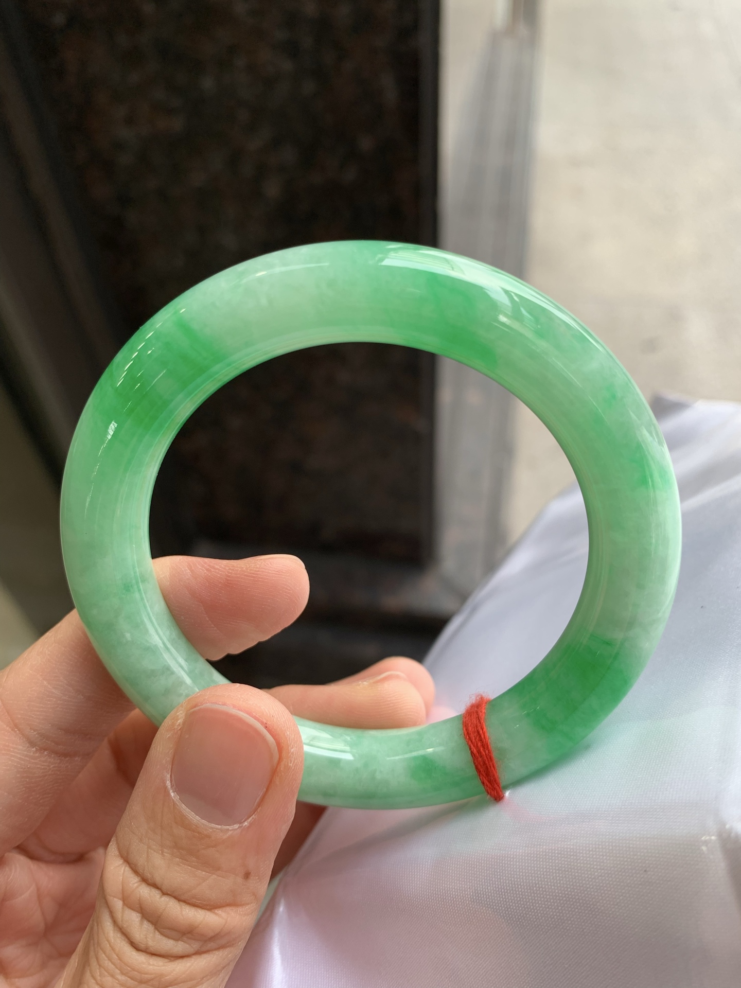 圆条飘绿 无裂 色辣
