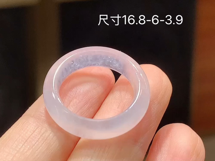 ️ 冰种戒圈 老坑冰透 种老水足 水润光泽 性比高 无裂 尺寸看图
