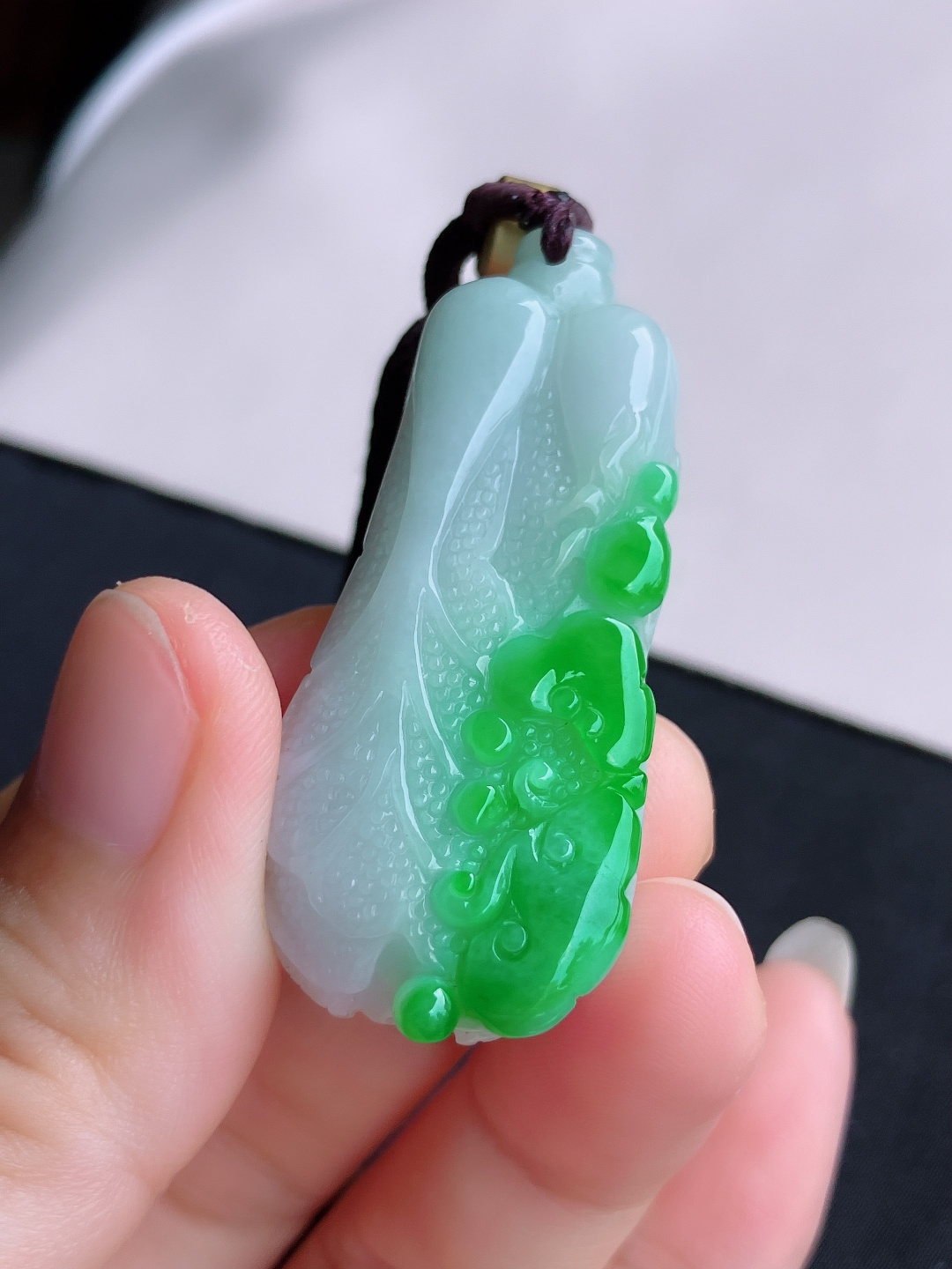 ️翠绿百财，色美清爽，自然光实拍