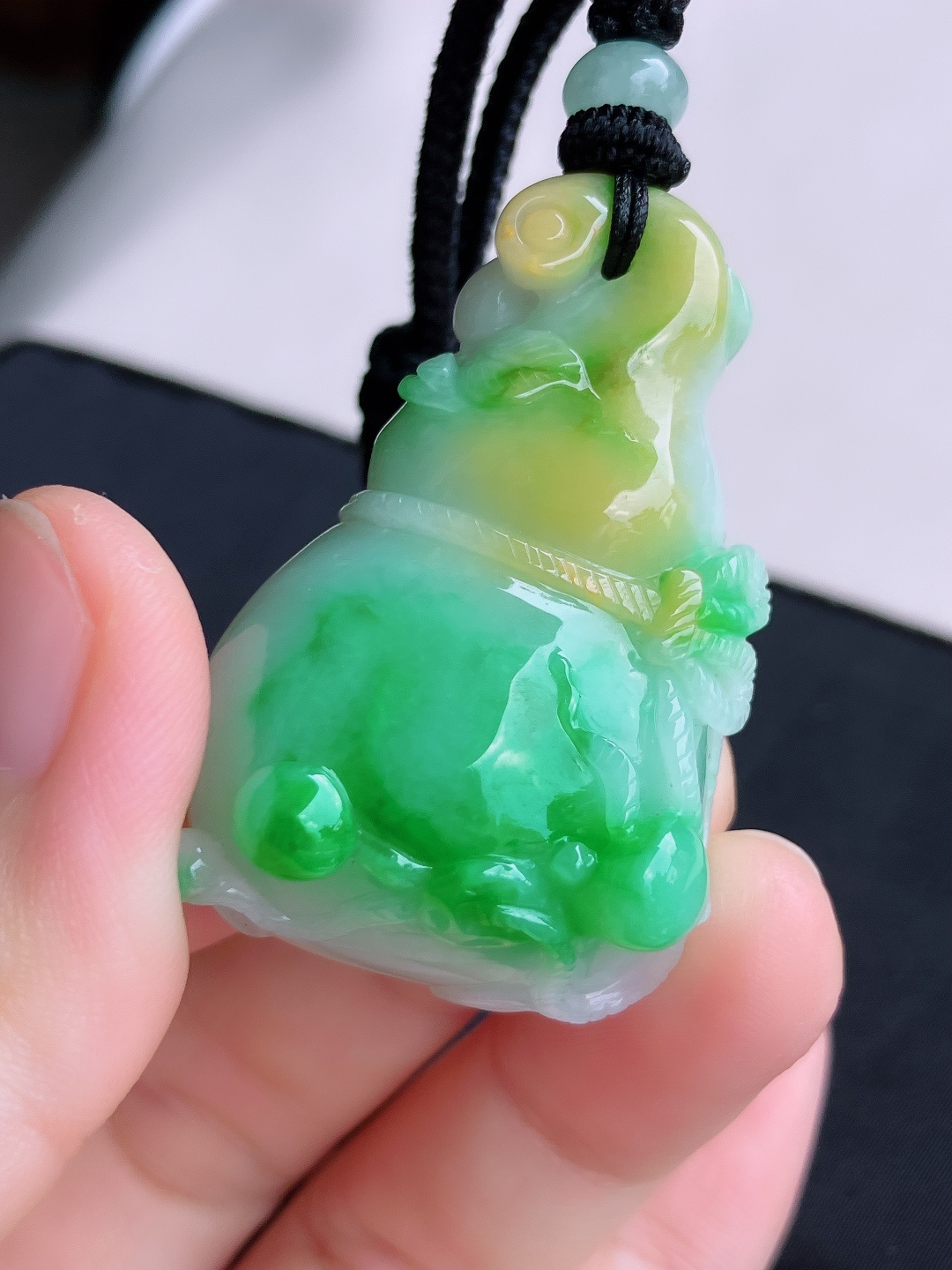 三彩大葫芦，饱满大气，自然光实拍