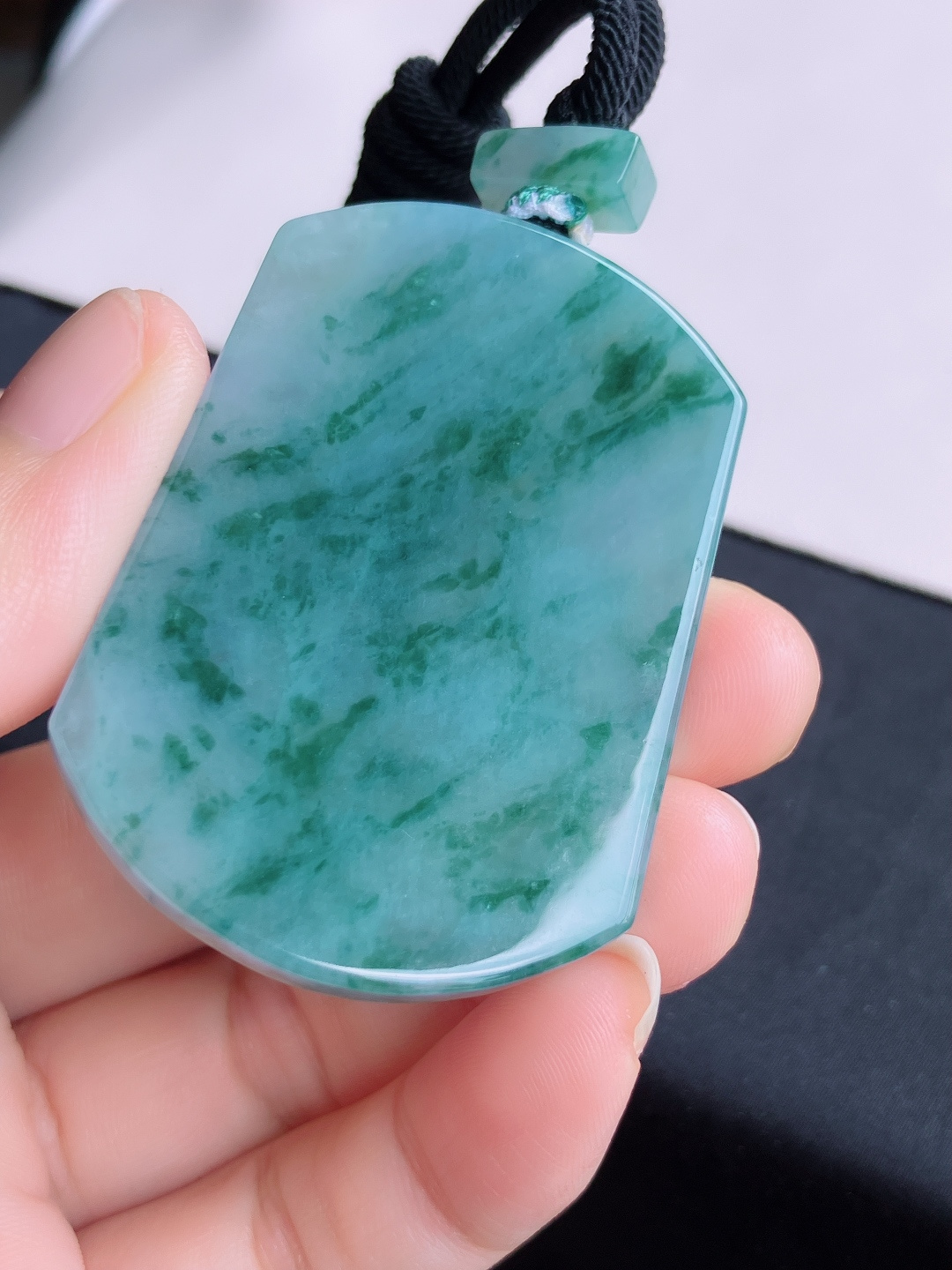 冰飘花平安牌，意境美，自然光实拍