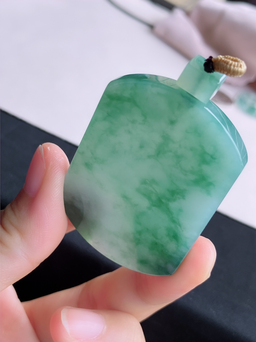 冰飘花平安牌，意境美，自然光实拍