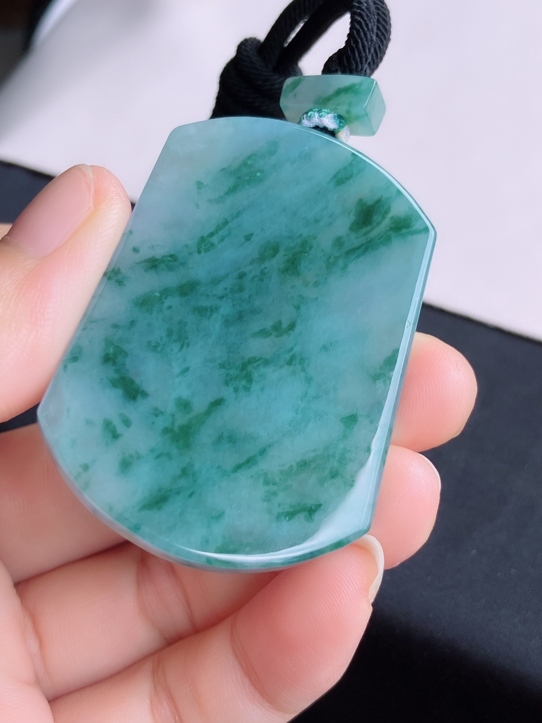 冰飘花平安牌，意境美，自然光实拍