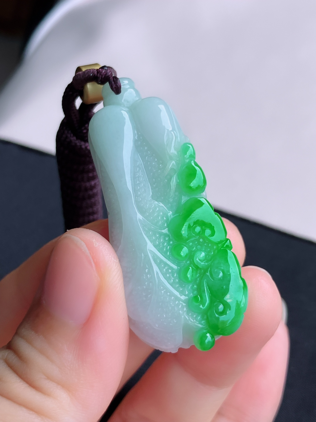 ️翠绿百财，色美清爽，自然光实拍
