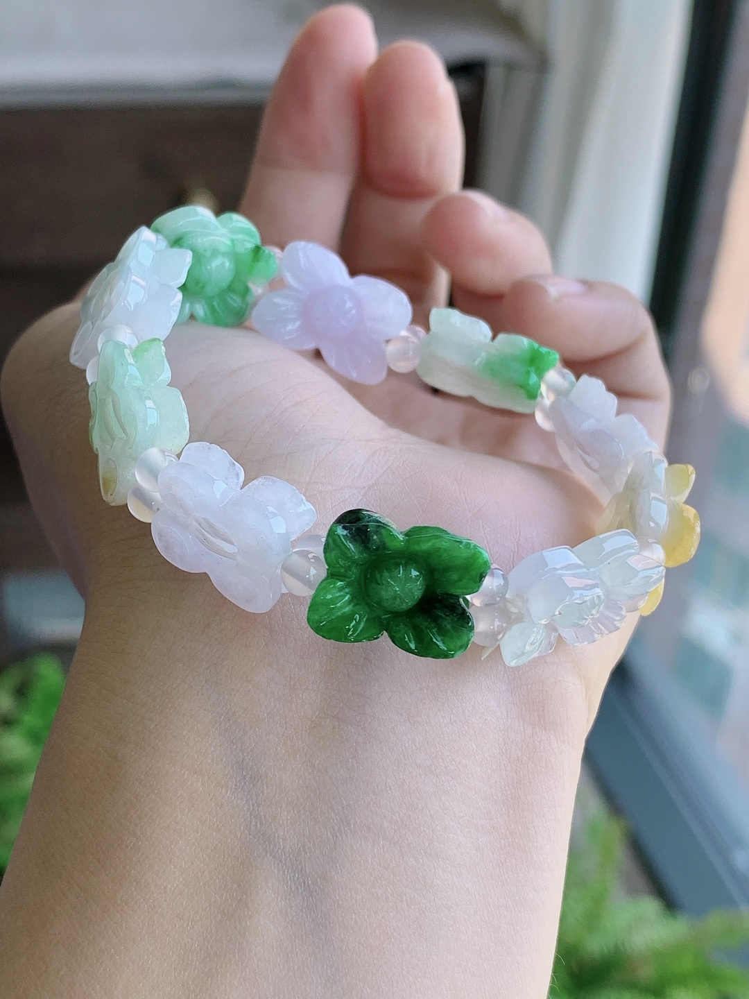 冰多宝手串莲花珠子手串 性比高