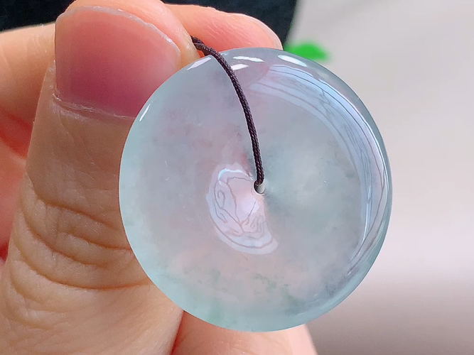 ️ 平安扣， 无裂，尺寸27.7-5.0mm，包A附证书