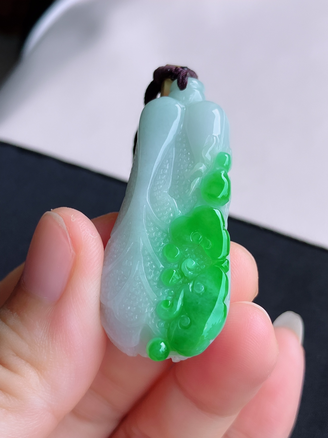 ️翠绿百财，色美清爽，自然光实拍