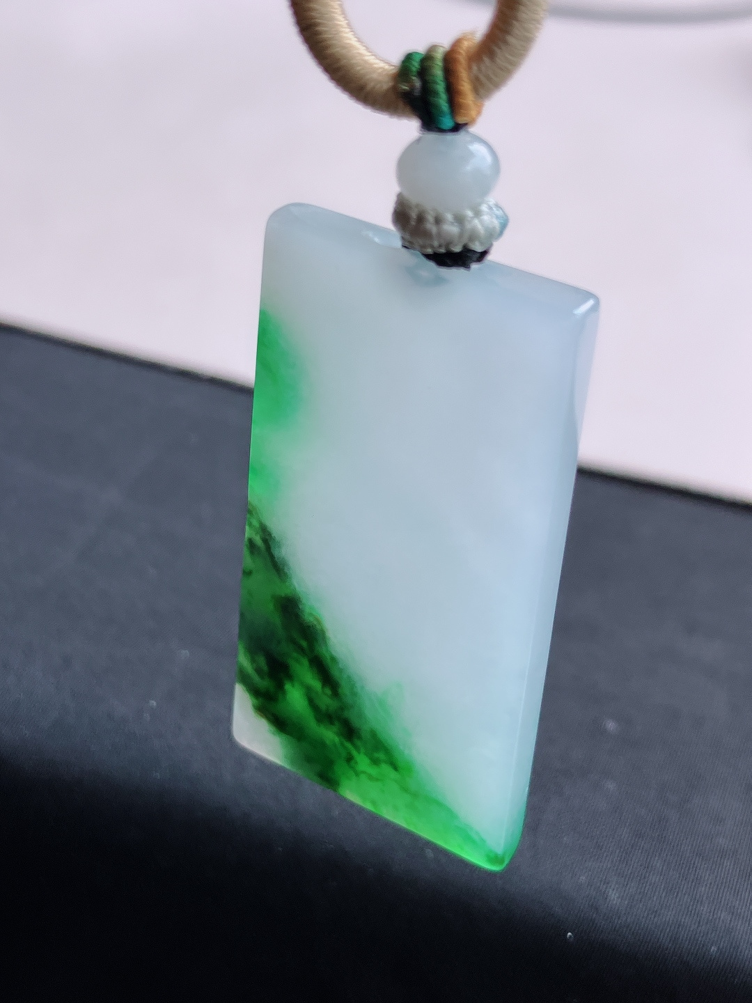 冰飘花平安牌，意境美，自然光实拍