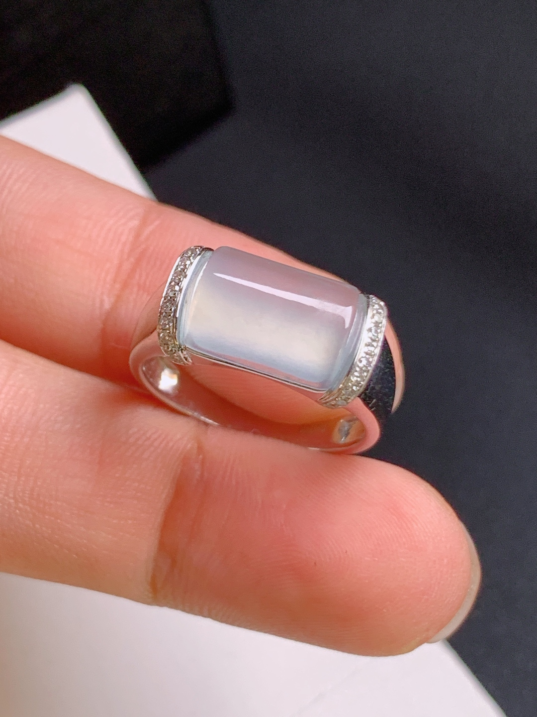 ️ 冰种马鞍戒指，清透冰爽，简约利落，雅致显贵