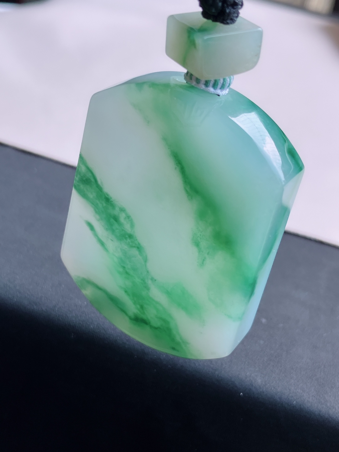 冰飘花平安牌，意境美，自然光实拍