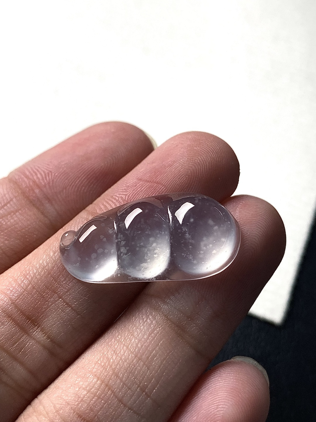 ️【福豆】冰润水透，种老细腻起荧，尺寸：25.6*12.8*5,asd199