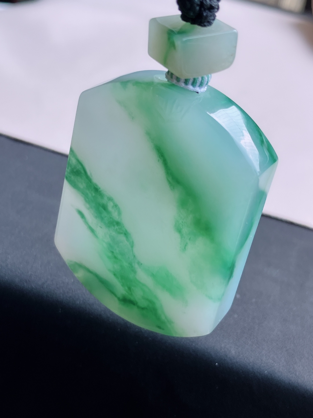 冰飘花平安牌，意境美，自然光实拍