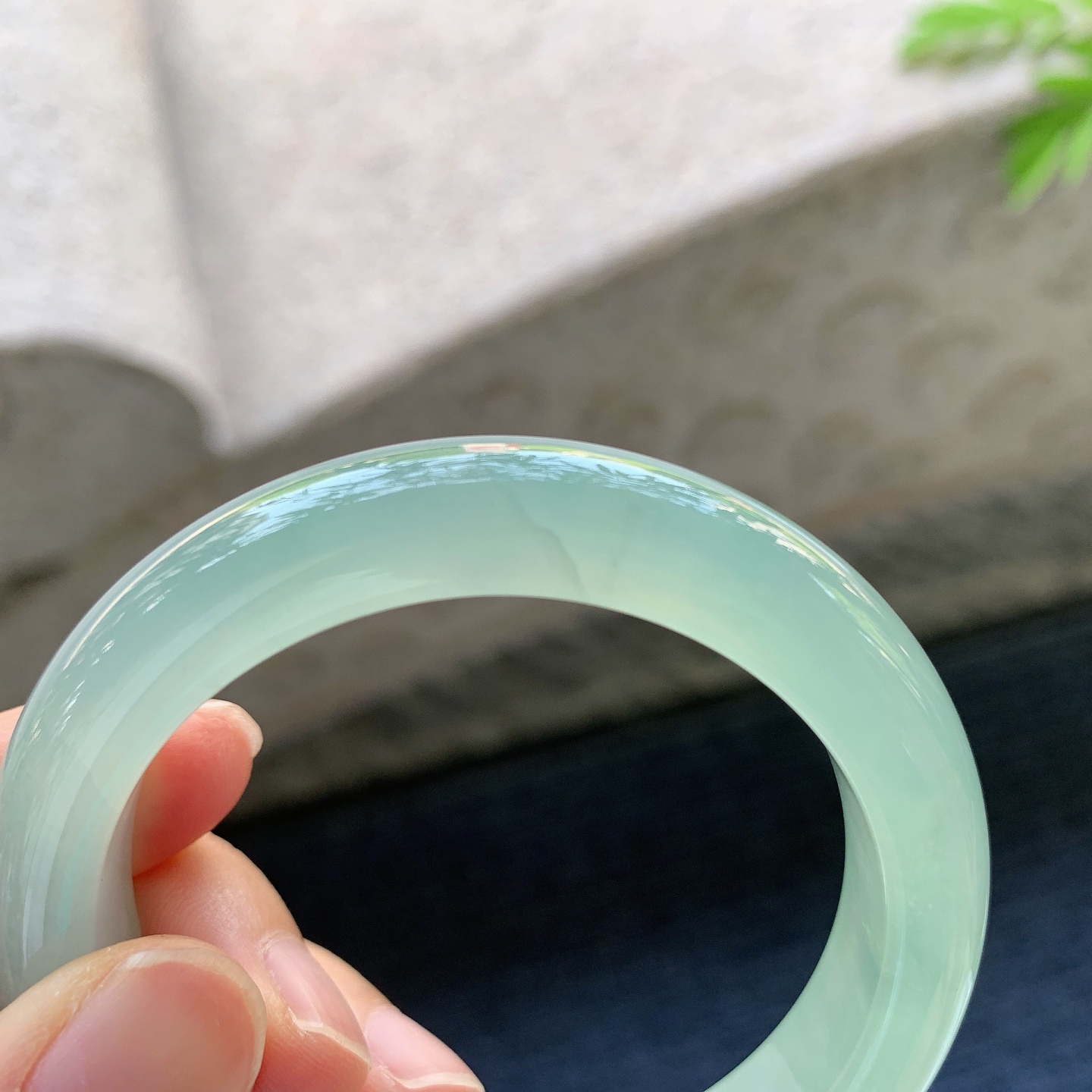 正圈51 52，冰晴绿，清透，水润，种老，细腻，有纹线