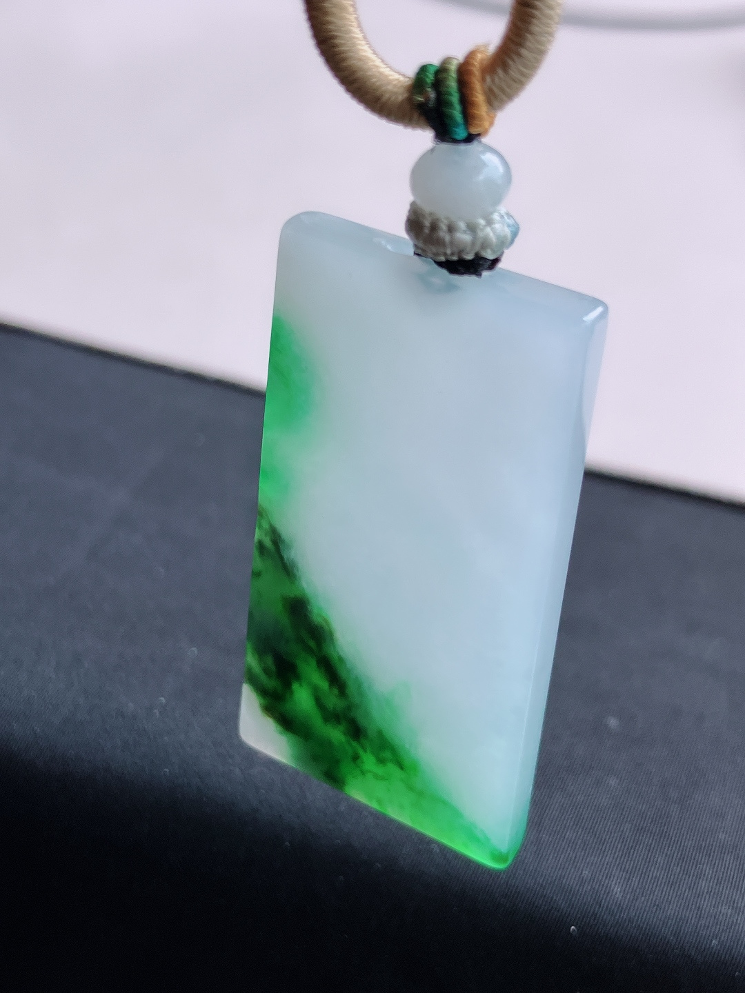 冰飘花平安牌，意境美，自然光实拍