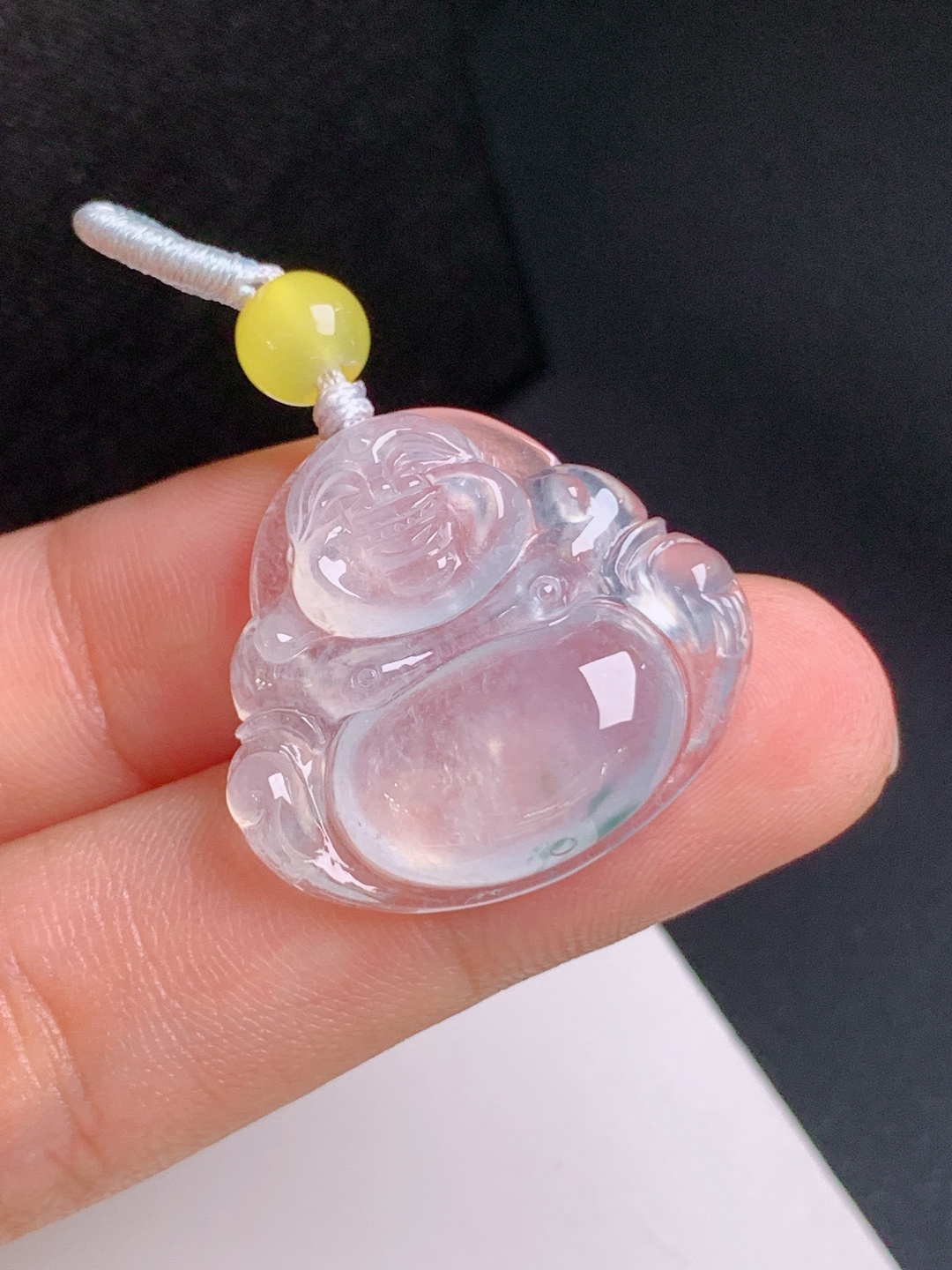 ️ 冰种佛公，通透水灵，笑态温婉，喜乐安康 49