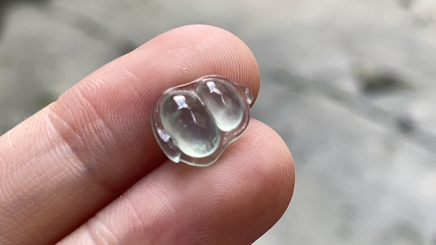 ️ 玻璃蓝钢福豆