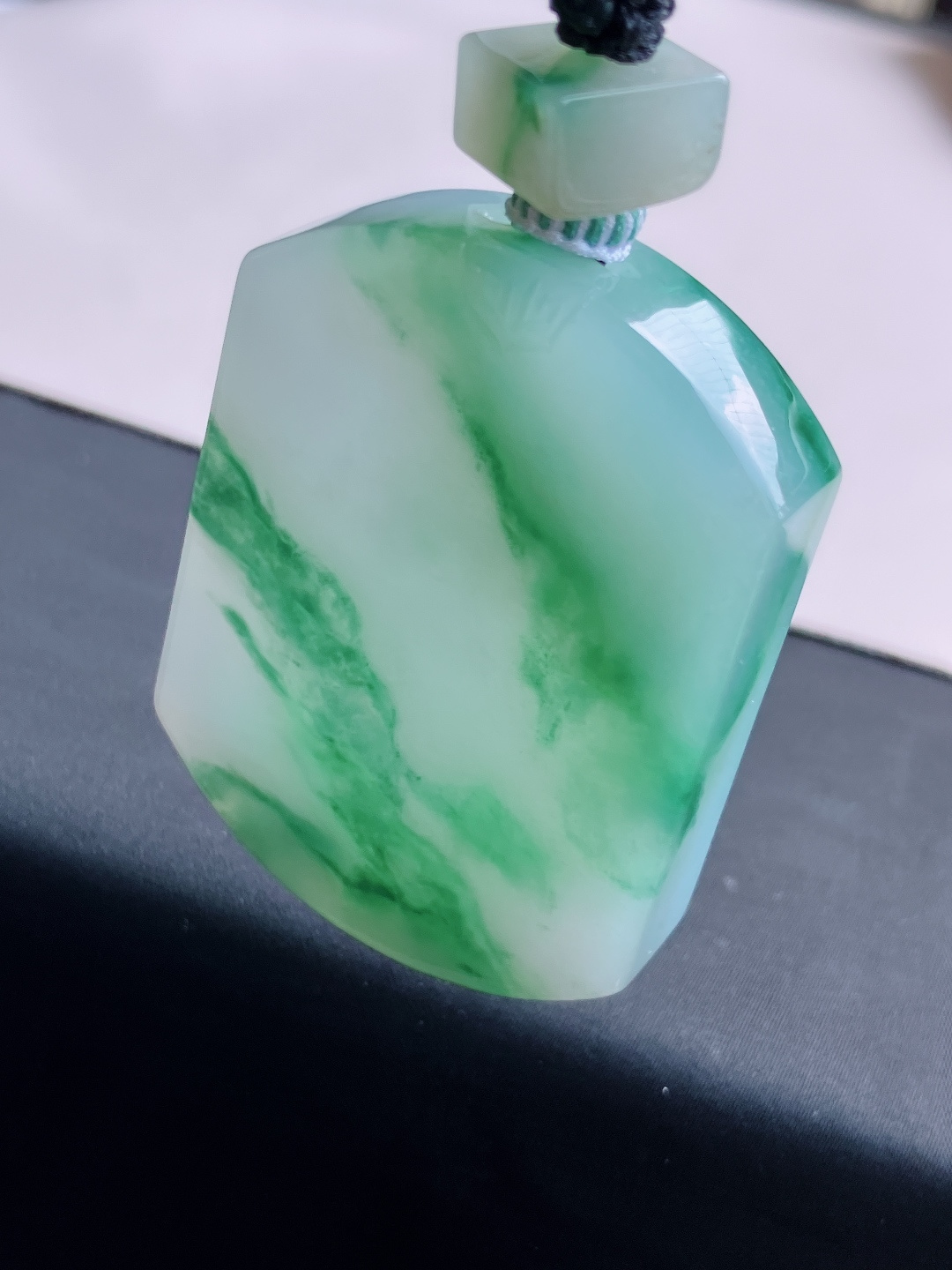 冰飘花平安牌，意境美，自然光实拍
