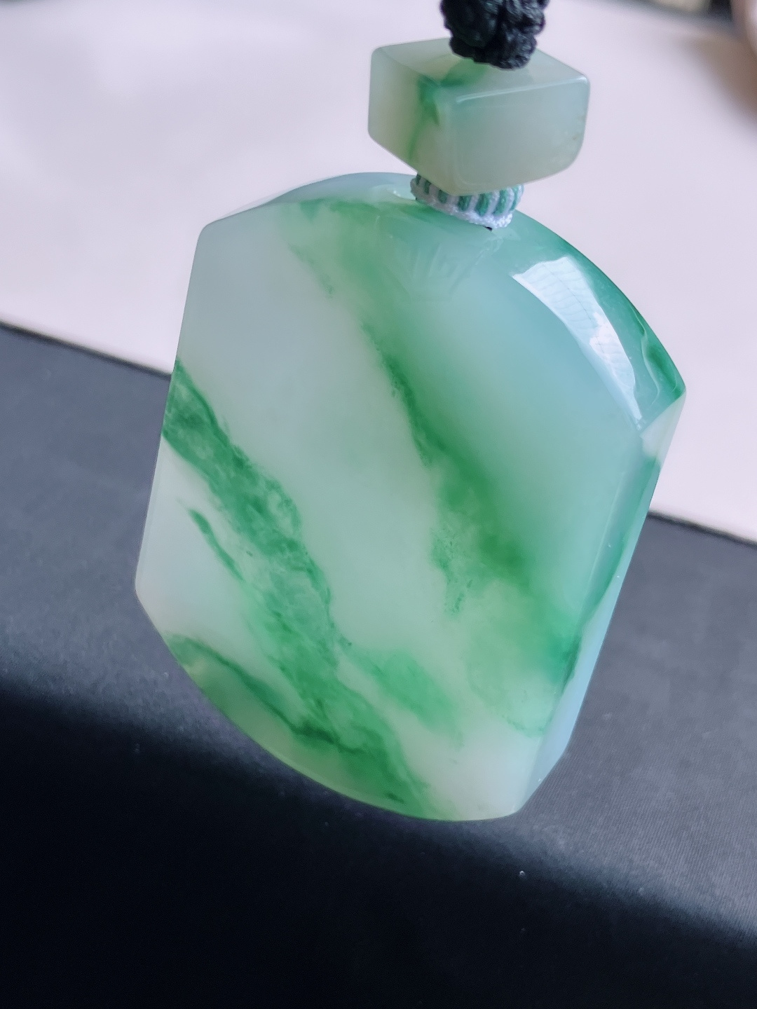 冰飘花平安牌，意境美，自然光实拍