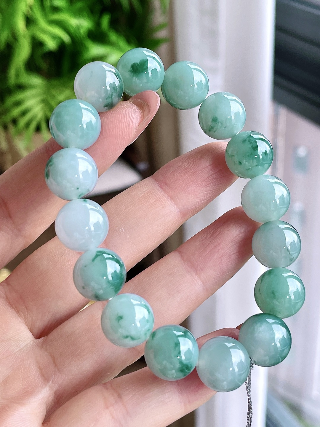 糯冰飘花手串圆珠珠子手串 性比高