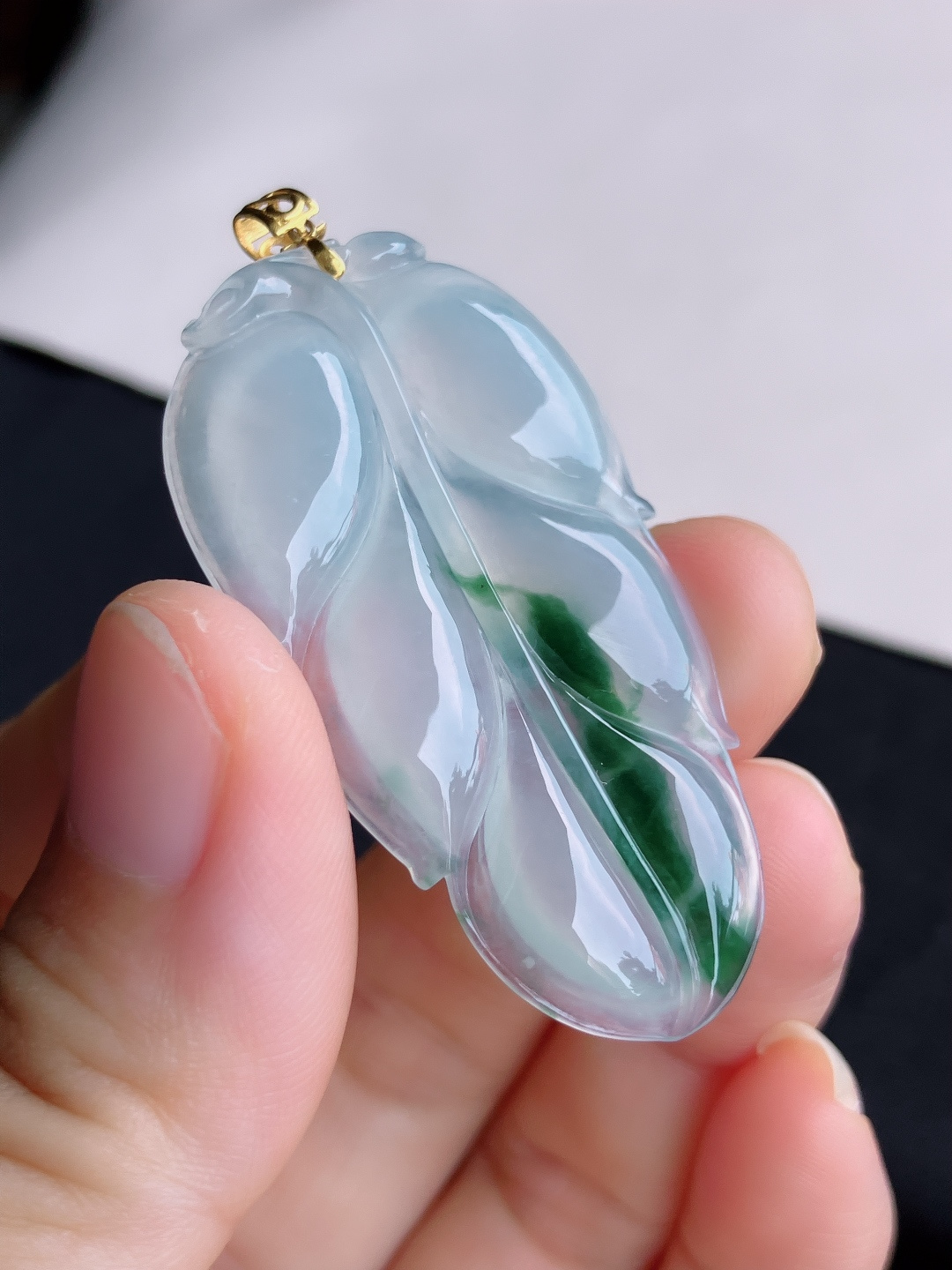 冰飘花金枝玉叶，晶莹剔透，尺寸48.3/26/5/自然光实拍