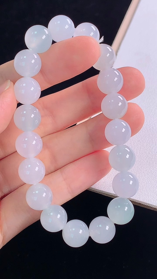 冰种手链， 尺寸:10.0-10.0mm 7