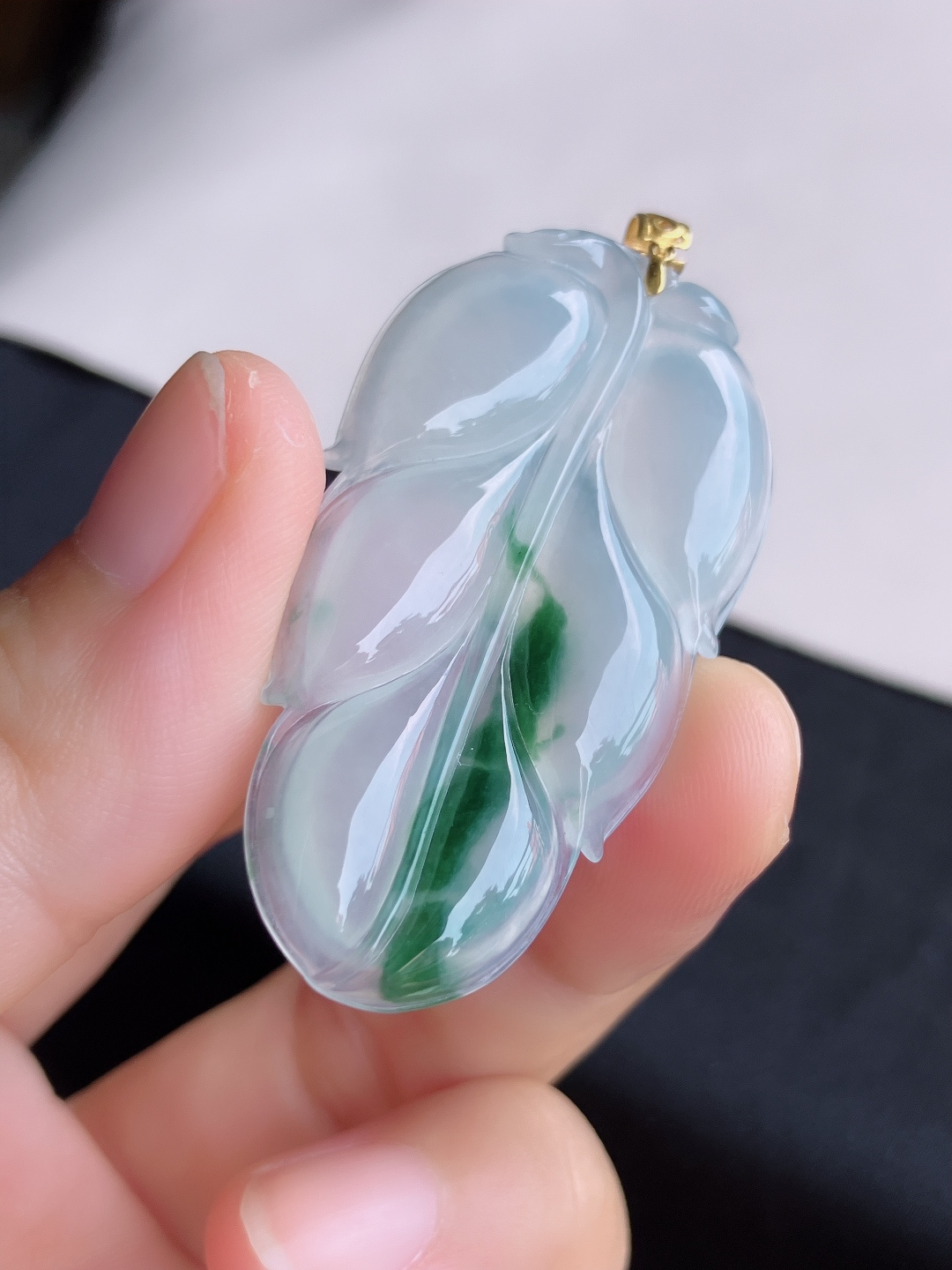 冰飘花金枝玉叶，晶莹剔透，尺寸48.3/26/5/自然光实拍