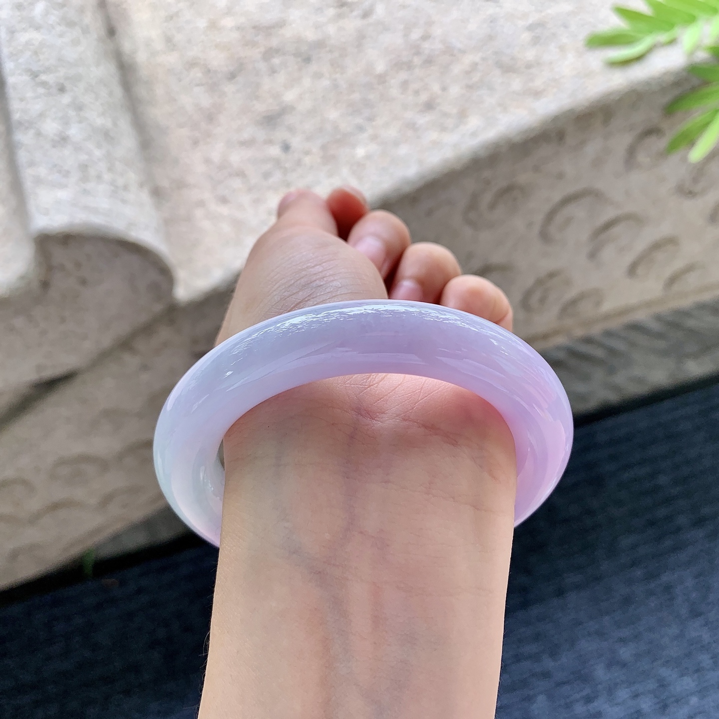 圆条55 56，细糯粉紫，水润，种老，细腻，无裂