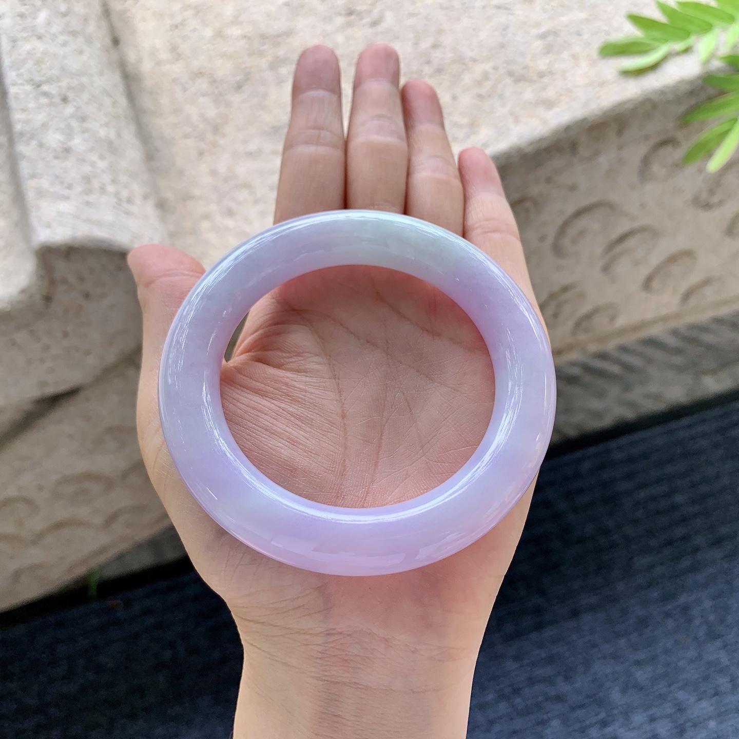 圆条55 56，细糯粉紫，水润，种老，细腻，无裂